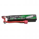 Acumulator Lipo Gens ace Saddle Airsoft Gun cu mufa T, 7.4V, 2000 mAh, Graphics 2 - lerato.ro