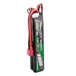Acumulator Lipo Gens ace Saddle Airsoft Gun cu mufa T, 7.4V, 2000 mAh, Graphics 4 - lerato.ro