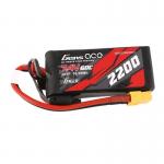 Acumulator Lipo Gens ace G-Tech cu mufa XT60, 7.4V, 2200 mAh, Negru/Rosu 2 - lerato.ro