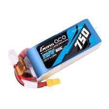 Camere video/foto si accesorii, Acumulator Lipo Gens Ace JST-XH 60C 3S1P cu mufa XT30, 750 mAh, Albastru, lerato.ro