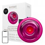 Aparat pentru masaj facial si corporal Geske Sonic Cool&Warm 9in1, IPX7, Incarcare magnetica, Magenta 6 - lerato.ro