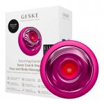 Aparat pentru masaj facial si corporal Geske Sonic Cool&Warm 9in1, IPX7, Incarcare magnetica, Magenta 3 - lerato.ro