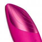 Aparat pentru masaj facial Geske Sonic Thermo Brush 6in1, IPX7, 900 mAh, 8000 pulsatii/minut, Magenta 8 - lerato.ro