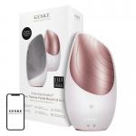 Aparat pentru masaj facial Geske Sonic Thermo Brush 6in1, IPX7, 900 mAh, 8000 pulsatii/minut, Alb 4 - lerato.ro