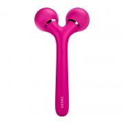 Roller pentru masaj facial si corporal Geske Sonic 4in1, IPX5, 8000 pulsatii/minut, Magenta