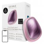 Aparat multifunctional pentru masaj si lifting facial Geske Sonic Warm&Cool Mask 9in1, 8000 pulsatii/minut, LED, Roz 4 - lerato.ro