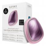 Aparat multifunctional pentru masaj si lifting facial Geske Sonic Warm&Cool Mask 9in1, 8000 pulsatii/minut, LED, Roz 3 - lerato.ro