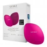 Perie de curatare faciala Geske 4 in 1, Silicon, Aplicatie dedicata, Magenta 4 - lerato.ro