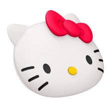 Perie de curatare faciala Geske Hello Kitty 3 in 1, Silicon, Aplicatie dedicata, Alb