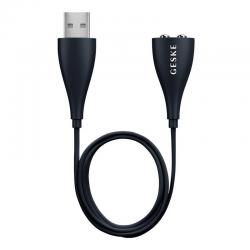 Cablu incarcare magnetica pentru dispozitive Geske, USB-A, Negru