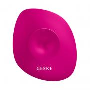 Perie de curatare corporala cu maner Geske 4 in 1, Silicon, Aplicatie dedicata, Magenta