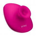 Perie de curatare corporala cu maner Geske 4 in 1, Silicon, Aplicatie dedicata, Magenta 8 - lerato.ro