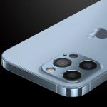 Rama protectie camera foto HOFI Alucam Pro compatibila cu iPhone 13 Pro / iPhone 13 Pro Max Blue 6 - lerato.ro