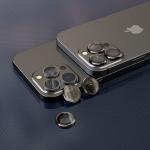 Set 3 protectii sticla camera foto HOFI CamRing compatibil cu iPhone 13 Pro / 13 Pro Max Black