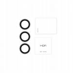 Set 3 protectii sticla camera foto HOFI CamRing compatibil cu iPhone 13 Pro / 13 Pro Max Black 3 - lerato.ro