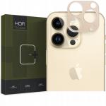 Rama protectie camera foto HOFI Alucam Pro compatibila cu iPhone 14 Pro / 14 Pro Max Gold