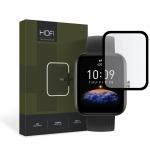 Folie protectie HOFI Hybrid Glass 0.3mm 7H compatibila cu Xiaomi Amazfit Bip 3 / 3 Pro Black