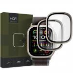 Set 2 folii protectie transparente HOFI Glass Ring Tempered Glass 9H compatibil cu Apple Watch Ultra/Ultra 2 49mm Titanium 4 - lerato.ro