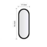 Folie protectie HOFI Hybrid Glass 0.3mm 7H Xiaomi Mi Band 5 Black 4 - lerato.ro