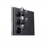 Set 5 protectii sticla camera foto HOFI CamRing compatibil cu Samsung Galaxy S22 Ultra Black 2 - lerato.ro