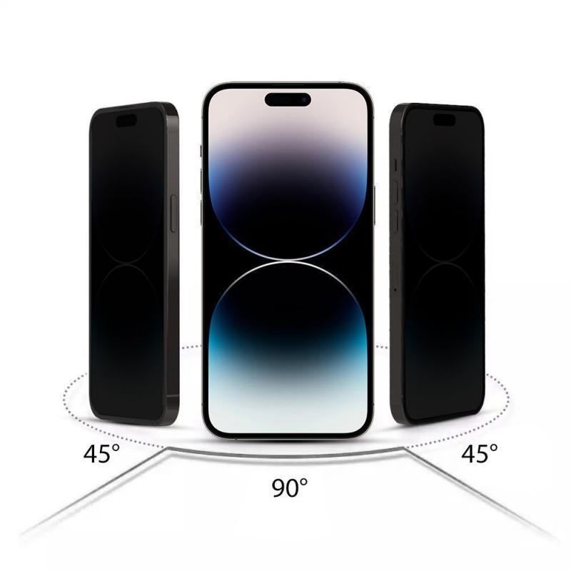 🥇Folie sticla HOFI Anti Spy 9H compatibila cu Samsung Galaxy S24 Ultra  Privacy - Lerato