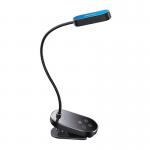 Lampa de lectura Glocusent Mini GLCSNTBL004, cu clips, 3000K-6000K, 1000 mAh, USB-C, Negru 3 - lerato.ro