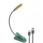 Lampa de lectura Glocusent mini GLCSNTBL102G, Autonomie 80h, USB-C, Verde 3 - lerato.ro