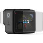 Folie protectie lentila si display pentru camera video sport GoPro Hero8 Black, 4 bucati, Transparent