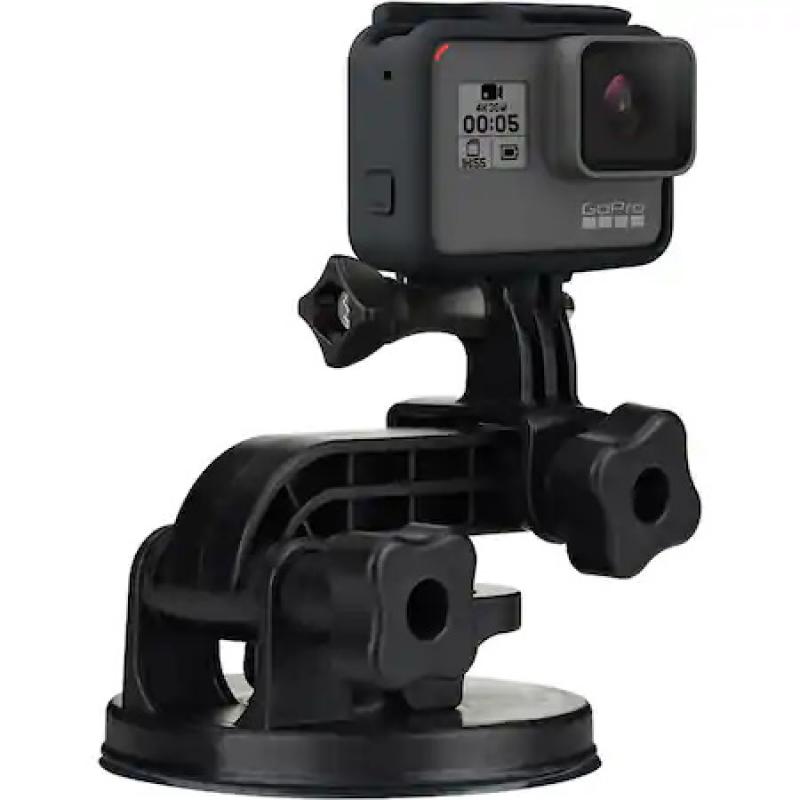 wrist Mantle Oblong 🥇Sistem de prindere cu ventuza Suction Cup pentru camere video sport GoPro,  Negru - Lerato