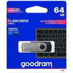 Memorie USB Goodram UTS3, 32GB, USB 3.2, USB-A, Negru 6 - lerato.ro