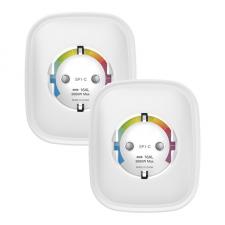 Prize smart WiFi, Set 2 prize Smart Gosund SP1-HE, 16A, WiFi 2.4 GHz, Control prin aplicatie, Alb, lerato.ro
