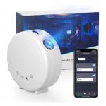 Lampa ambientala Proiector Galaxy Star Smart Gosund LB4, 4 filme incluse, Control vocal, WiFi, ideala pentru camera copilului, Alb 9 - lerato.ro
