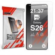 Folie sticla hibrid GrizzGlass HybridGlass compatibila cu Samsung Galaxy S26, Transparent