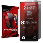 Folie sticla securizata GrizzGlass SecretGlass Privacy compatibila cu Samsung Galaxy S25 FE, Negru 2 - lerato.ro