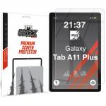 Folie protectie sticla securizata GrizzGlass HybridGlass compatibila cu Samsung Galaxy Tab A11 Plus, 11 inch, Transparent 2 - lerato.ro