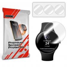 Set 3 folii protectie GrizzGlass Hydrofilm compatibile cu Google Pixel Watch 4, 45mm, Transparent