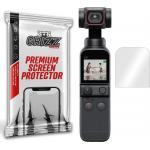 Folie sticla securizata GrizzGlass HybridGlass pentru camera video sport DJI Osmo Pocket 2, Transparent 2 - lerato.ro