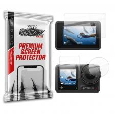 Folie sticla securizata GrizzGlass HybridGlass pentru camera video sport DJI Osmo Action 4, Transparent
