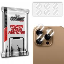 Set de 2 folii sticla camera foto GrizzGlass HybridGlass compatibile cu iPhone 16 Pro Max, Transparent