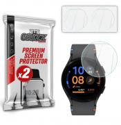 Set 2 folii sticla securizata GrizzGlass HybridGlass compatibile cu Samsung Galaxy Watch FE (40mm), Transparent