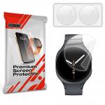 Set 2 folii protectie GrizzGlass CeramicFilm compatibile cu Samsung Galaxy Watch 8 (40mm), Transparent 2 - lerato.ro