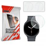 Set 2 folii sticla securizata GrizzGlass HybridGlass compatibile cu Samsung Galaxy Watch 8 (44mm), Transparent 2 - lerato.ro