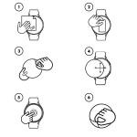 Set 2 folii sticla securizata GrizzGlass HybridGlass compatibile cu Samsung Galaxy Watch 8 (44mm), Transparent 9 - lerato.ro