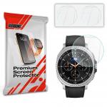 Set 2 folii sticla securizata GrizzGlass HybridGlass compatibile cu Samsung Galaxy Watch 8 Classic (46mm), Transparent 2 - lerato.ro