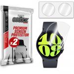 Set 2 folii protectie GrizzGlass CeramicFilm compatibile cu Samsung Galaxy Watch 6 (40mm), Transparent 2 - lerato.ro