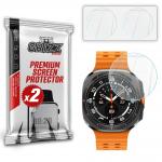 Set 2 folii sticla securizata GrizzGlass HybridGlass compatibile cu Samsung Galaxy Watch Ultra, Transparent 2 - lerato.ro