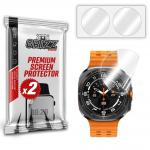 Set 2 folii protectie GrizzGlass CeramicFilm compatibile cu Samsung Galaxy Watch Ultra, Transparent 2 - lerato.ro