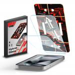 Set 2 folii sticla securizata GrizzGlass MatteScreen Easy, Kit montare inclus, compatibile cu Samsung Galaxy S25 Ultra, Transparent 2 - lerato.ro