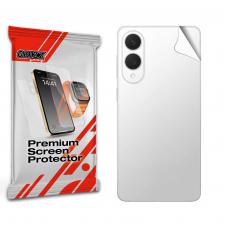 Folie protectie pentru spatele telefonului GrizzGlass SatinSkin compatibila cu Samsung Galaxy S25 Edge, Transparent