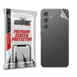 Folie protectie pentru spatele telefonului GrizzGlass UltraSkin compatibila cu Samsung Galaxy S24, Transparent